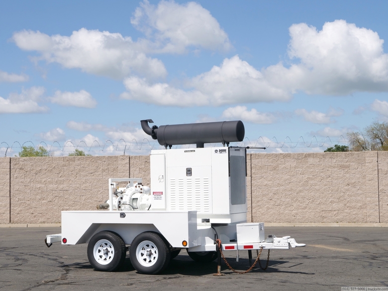 Cornell Pump 3HA Diesel Water Pump Trailer 