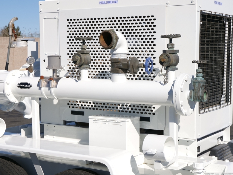 Berkeley B4EYQBH Diesel Water Pump Trailer