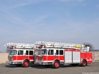 1997 Spartan Gladiator LTI 75' Aerial Ladder Fire Truck