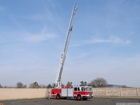1997 Spartan Gladiator LTI 75' Aerial Ladder Fire Truck