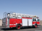 1997 Spartan Gladiator LTI 75' Aerial Ladder Fire Truck
