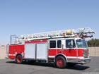 1997 Spartan Gladiator LTI 75' Aerial Ladder Fire Truck