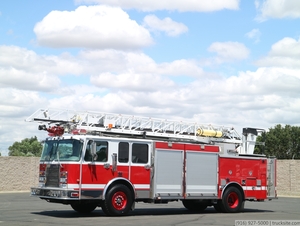 1997 Spartan Gladiator Simon-LTI 75' Aerial Ladder Truck