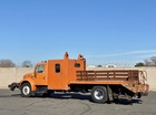 1998 International 4700 Crew Carrier 12’ Flatbed Truck