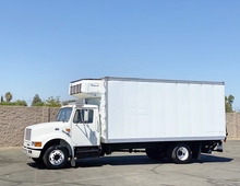 1998 International 4700 18' Reefer Box Truck