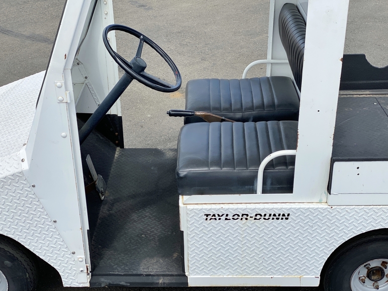 Taylor Dunn R380 Electric Flatbed Personnel Carrier Cart