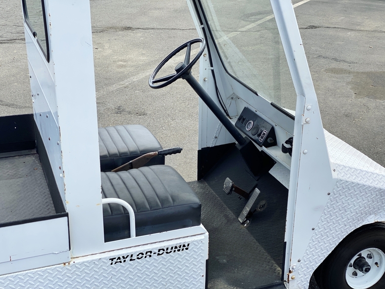 Taylor Dunn R380 Electric Flatbed Personnel Carrier Cart