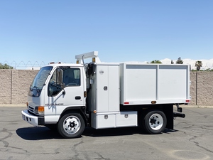 1999 Isuzu NPR HD 8' Flatbed Dump Truck