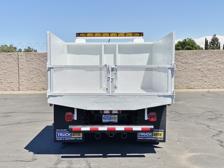 1999 Isuzu NPR HD 8' Flatbed Dump Truck