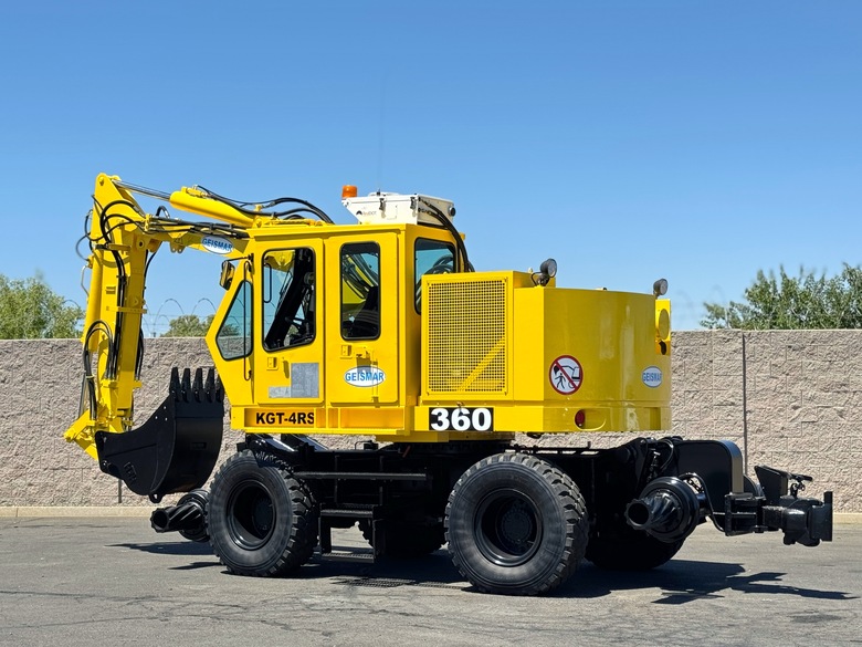 2007 Geismar KGT 220 4RS Hi-Rail Loader Excavator