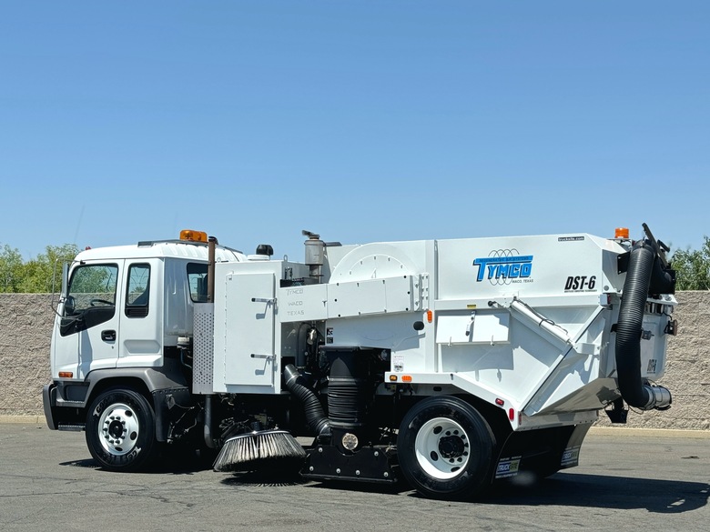 2008 Isuzu T7F Tymco DST-6 BAH Dustless Street Sweeper