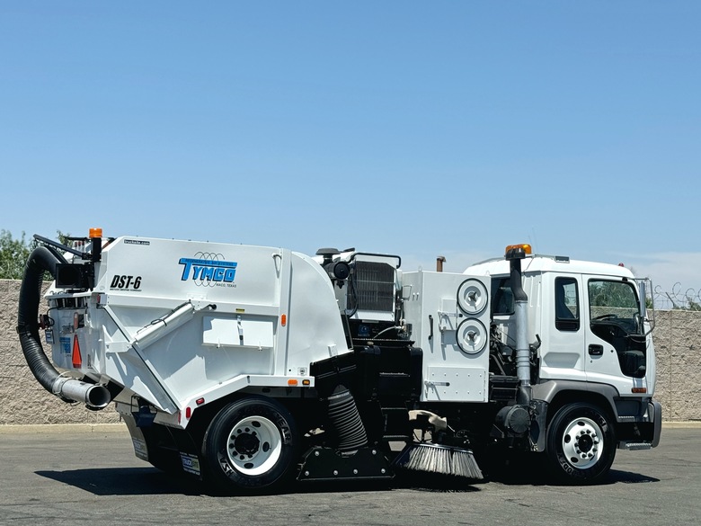 2008 Isuzu T7F Tymco DST-6 BAH Dustless Street Sweeper