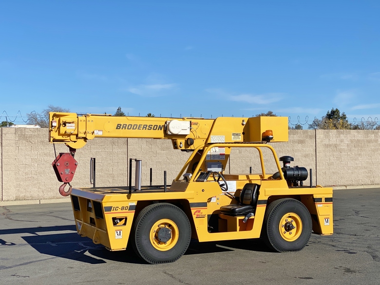 2009 Broderson IC-80-1H Industrial Carry Deck Crane