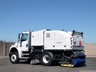 2010 Freightliner Johnston MS350 CNG Broom Street Sweeper