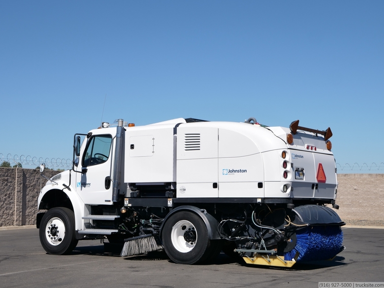 2010 Freightliner Johnston MS350 CNG Broom Street Sweeper