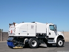 2010 Freightliner Johnston MS350 CNG Broom Street Sweeper