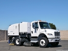 2010 Freightliner Johnston MS350 CNG Broom Street Sweeper