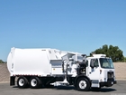2011 Autocar Bridgeport Ranger 32 Yard Side Load Garbage Truck