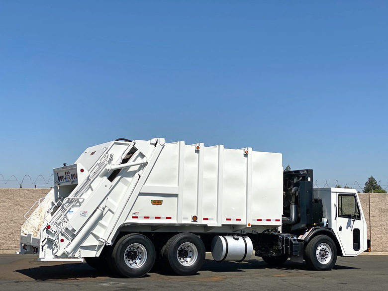 2011 CCC LET Low Entry Pak-Mor Rear Loader Garbage Truck