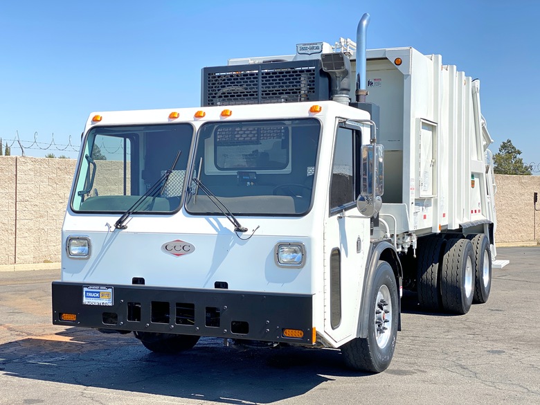 2011 CCC LET Low Entry Pak-Mor Rear Loader Garbage Truck