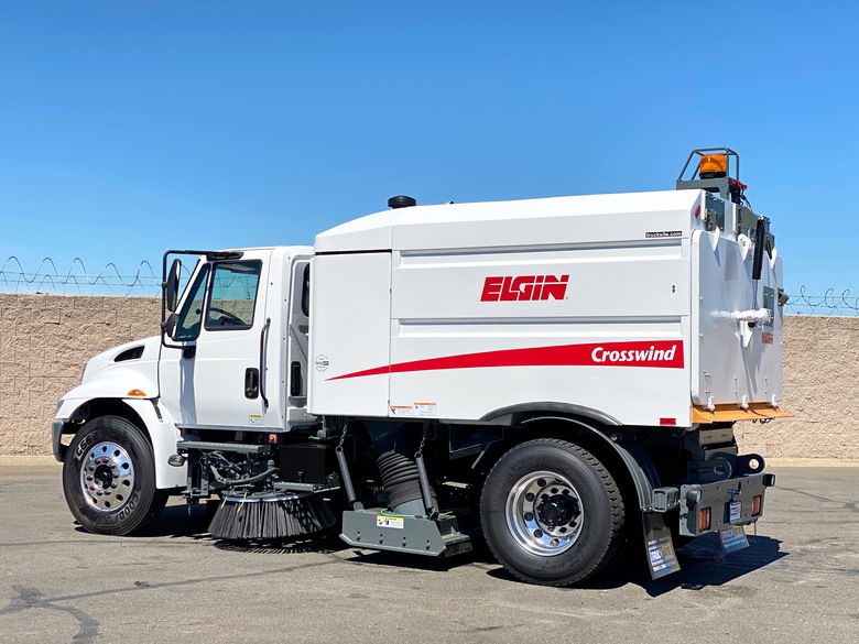 2011 International 4300 Elgin Crosswind Air Street Sweeper