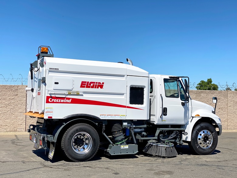 2011 International 4300 Elgin Crosswind Air Street Sweeper