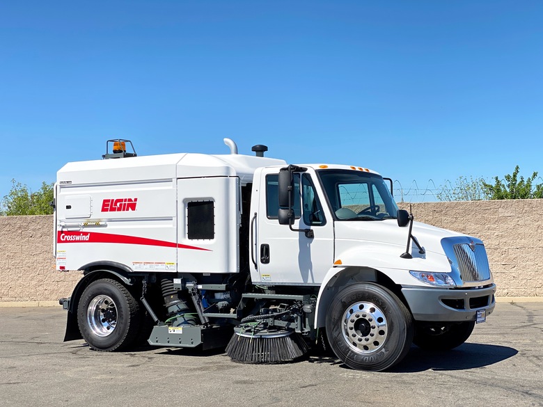 2011 International 4300 Elgin Crosswind Air Street Sweeper