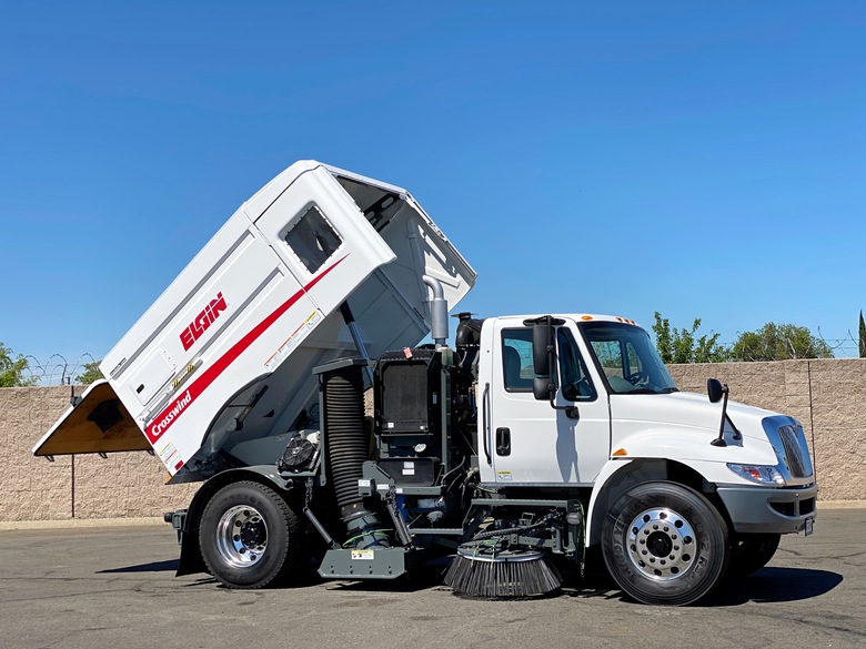 2011 International 4300 Elgin Crosswind Air Street Sweeper