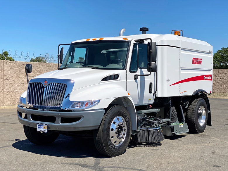 2011 International 4300 Elgin Crosswind Air Street Sweeper