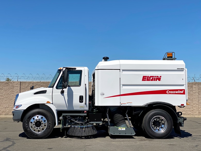 2011 International 4300 Elgin Crosswind Air Street Sweeper
