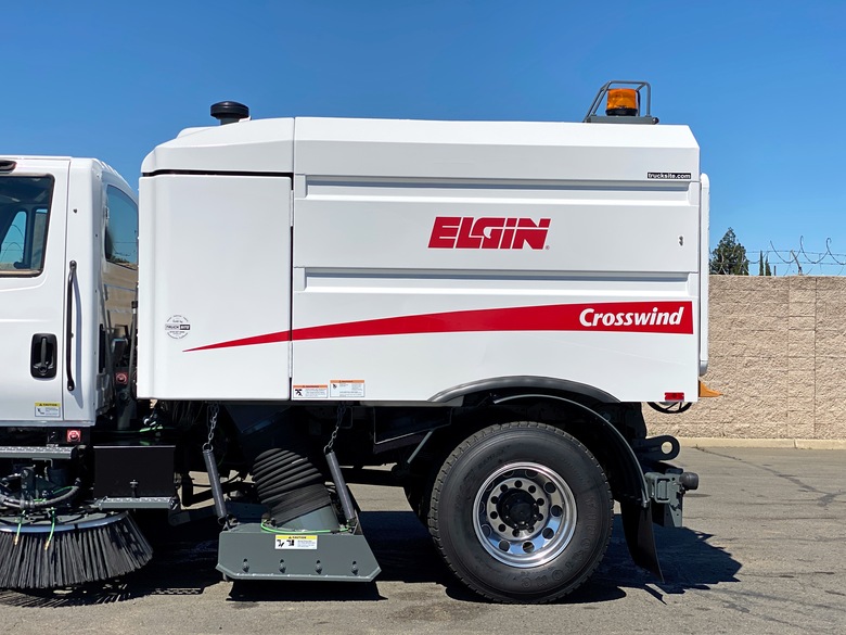 2011 International 4300 Elgin Crosswind Air Street Sweeper