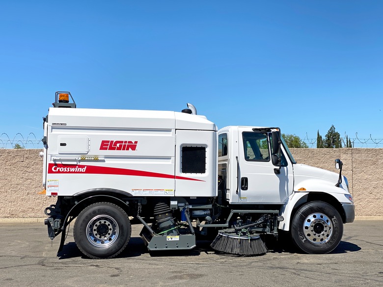 2011 International 4300 Elgin Crosswind Air Street Sweeper