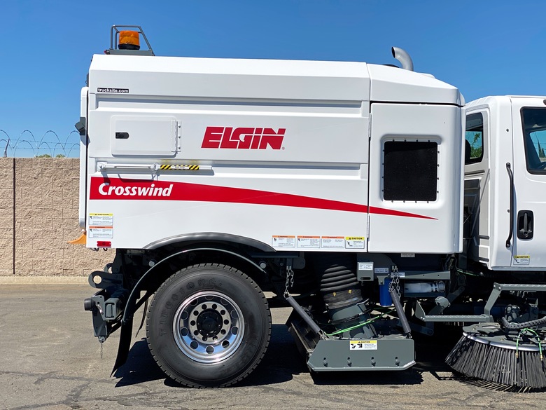 2011 International 4300 Elgin Crosswind Air Street Sweeper