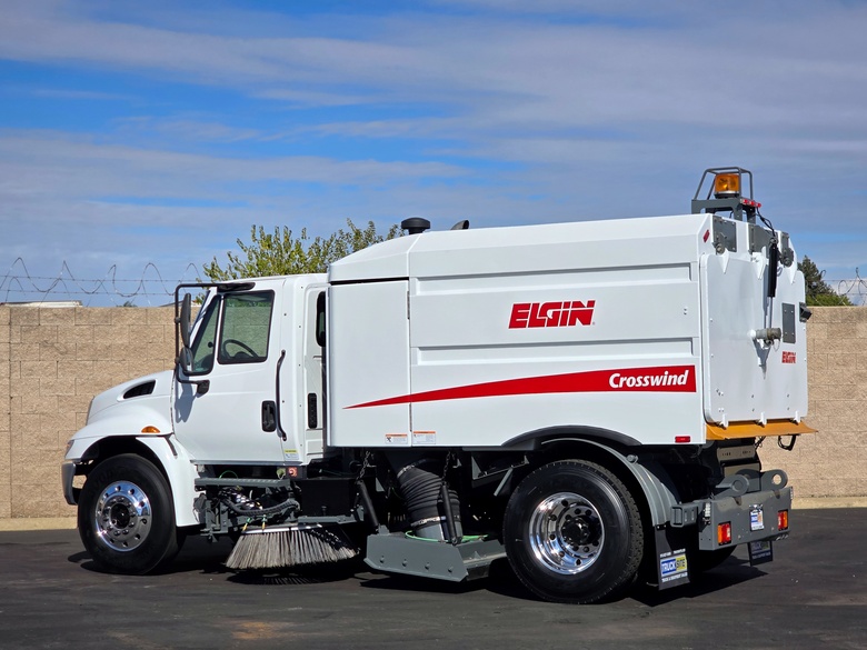 2011 International 4300 Elgin Crosswind Air Street Sweeper