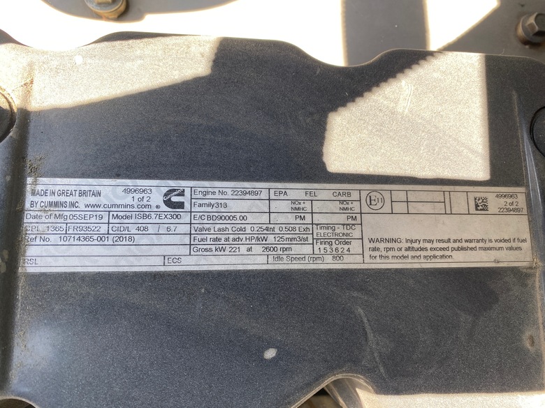 2011 International 4300 Elgin Crosswind Air Street Sweeper