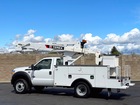 2012 Ford F550 Terex Hi-Ranger LT40 Articulating Bucket Truck