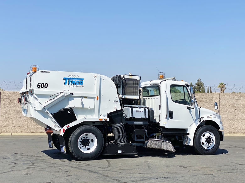 2014 Freightliner M2 Tymco 600 BAH Air Street Sweeper