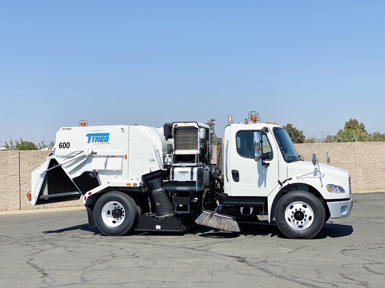2014 Freightliner M2 Tymco 600 BAH Air Street Sweeper