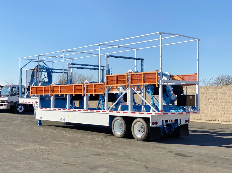 2016 American Truck & Trailer 40' Dropdeck 3-Reel Carrier Trailer