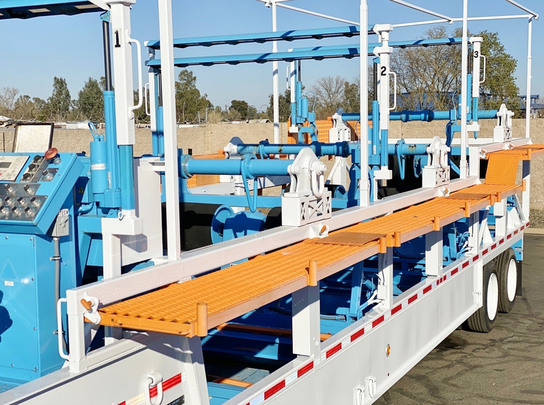 2016 American Truck & Trailer 40' Dropdeck 3-Reel Carrier Trailer