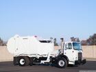 2008 Autocar Heil Rapid Rail Single Axle Side Loader