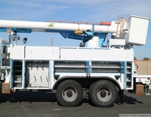 Altec AM55 60' Dual Basket Bucket Body