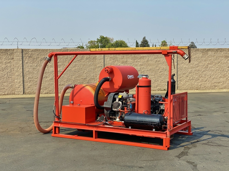 2005 Crafco Crack-Vac 150D w/ Compressor Skid Mount