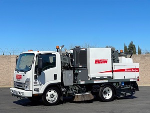 2024 Isuzu NRR Elgin Broom Badger Mechanical Sweeper