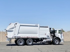 2007 Autocar Heil Durapack 28 YD Side Loader Garbage Truck