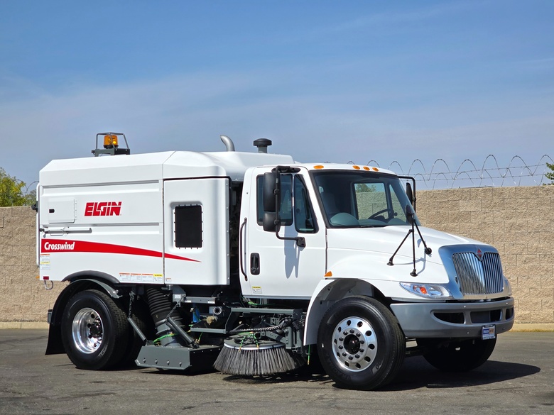 2011 International 4300 Elgin Crosswind Air Street Sweeper
