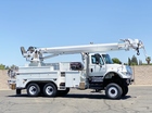 2007 International 7600 6x6 Altec D3060ATR Pole Setter Truck