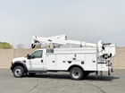 2009 Ford F550 XL SD Altec AT37G Articulating Bucket Truck