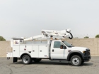 2009 Ford F550 XL SD Altec AT37G Articulating Bucket Truck