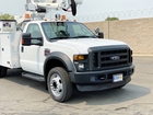 2009 Ford F550 XL SD Altec AT37G Articulating Bucket Truck